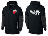 NBA Hoodie Sweater Men's NBA Basketball Suit Cardigan Zip-Breasted Hoodie
