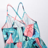 Women Date Dress Spring and Summer Sexy Floral Strap Beach Dress