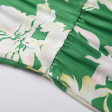 Women Date Dress Spring and Summer Sexy Floral Strap Beach Dress
