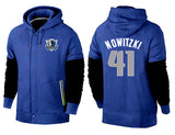 NBA Hoodie Sweater Men's NBA Basketball Suit Cardigan Zip-Breasted Hoodie