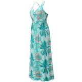 Women Date Dress Spring and Summer Sexy Floral Strap Beach Dress