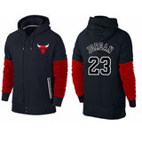 NBA Hoodie Sweater Men's NBA Basketball Suit Cardigan Zip-Breasted Hoodie