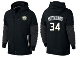 NBA Hoodie Sweater Men's NBA Basketball Suit Cardigan Zip-Breasted Hoodie