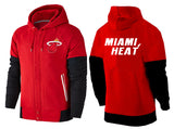NBA Hoodie Sweater Men's NBA Basketball Suit Cardigan Zip-Breasted Hoodie