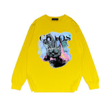 Amiri Long Sleeved Shirt Printed Trendy Pure Cotton
