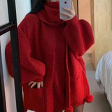 Women Knitwear Autumn Winter Sweater Loose Sweater