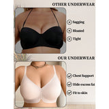 Full figure bra seamless women's push up