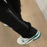 MIJKO Men Vintage Pants MIJKO Autumn and Winter Pocket Zipper Straight Pants VIBE