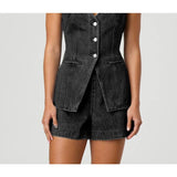 Women's pants - in stock - cross-border fashion - european & american style - trendy & casual - sleeveless - high waist - women's outfit - denim shorts - women's