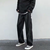 Men Jeans Loose Straight Straight-Leg Wide-Leg Pants