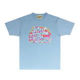 Gallery Dept T Shirt Retro Printed Loose Short-Sleeved Shirt