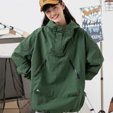 Unisex Jacket Fall Hoodie Workwear Jacket