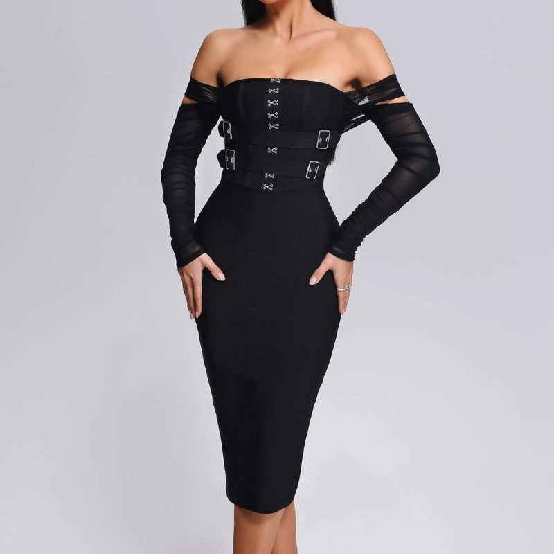Women's Evening Dress Sexy Tight Hip Skirt