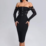 Women's Evening Dress Sexy Tight Hip Skirt