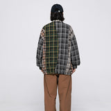 Unisex Jacket Autumn Plaid Retro Coat