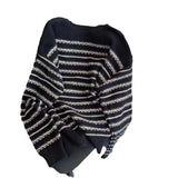 Women Knitwear Autumn and Winter Striped round Neck Sweater Loose Sweater