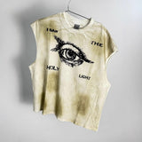 saint m t shirts s.m devil's eye graphic crew neck short sleeve t-shirt