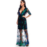 Women's Evening Gown Sexy Retro Sequined Long Dress Evening Dress Speed