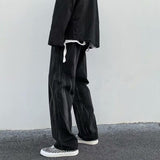 Men Jeans Loose Straight Straight-Leg Wide-Leg Pants
