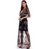 Women's Evening Gown Sexy Retro Sequined Long Dress Evening Dress Speed