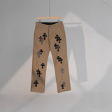 CHH Chrome Hearts Jeans Unisex Casual Loose Jeans