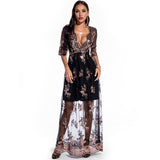 Women's Evening Gown Sexy Retro Sequined Long Dress Evening Dress Speed