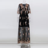 Women's Evening Gown Sexy Retro Sequined Long Dress Evening Dress Speed