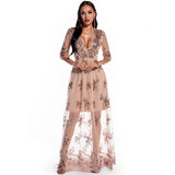 Women's Evening Gown Sexy Retro Sequined Long Dress Evening Dress Speed