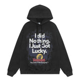 Vetements Hoodie Vintage VTM Washed Lucky 777 Letters Loose Hooded Hoodie