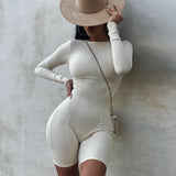 Women Jumpsuit Winter Knitting Slim Fit Hip Raise Sports Yoga Jumpsuit
