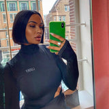 Women Jumpsuit Autumn and Winter Turtleneck Long Sleeve Jumpsuit
