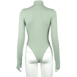Women Jumpsuit Autumn and Winter Turtleneck Long Sleeve Jumpsuit