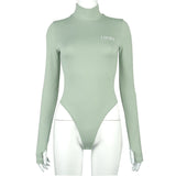 Women Jumpsuit Autumn and Winter Turtleneck Long Sleeve Jumpsuit