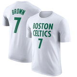 NBA T-Shirts NBA Basketball Suit Short Sleeve Men's Sports T-Shirt Crew Neck