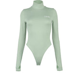 Women Jumpsuit Autumn and Winter Turtleneck Long Sleeve Jumpsuit