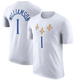 NBA T-Shirts NBA Basketball Suit Short Sleeve Men's Sports T-Shirt Crew Neck