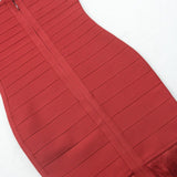 Women Evening Dress Tassel Bandage One-Piece Dress Sexy Lace Hip Spaghetti Straps Dress