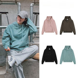 Amiaheoineloveembroidercasualcouple hooded hoodie raglan sleeve loosefall and wintersweatshirt
