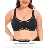 Full figure bra breast shaping
