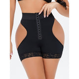 Butt lifter shapewear panty buttoned tummy tuck butt lift