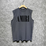Amiri tank top big classic letterprinting