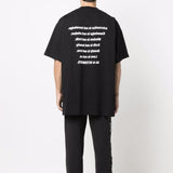 Vetements T Shirts VTM Three-Dimensional Foam Letter Printing Slogan round Neck Short Sleeve T-shirt