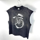 saint m t shirts s.m retro cavalry limited edition pullover casual vest single piece