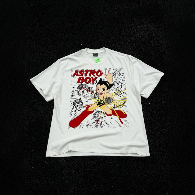 saint m t shirts s.m. collaboration cartoon graphic crewneck short sleeve t-shirt