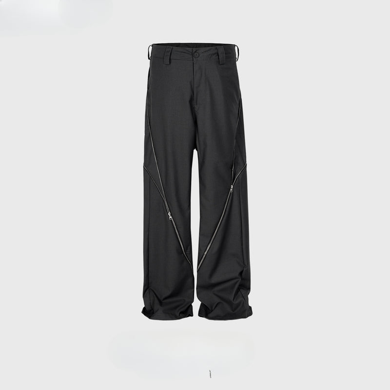 MIJKO Men's Vintage Pants MIJKO design trousers men's and women's straight casual trousers
