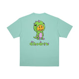 Drew house t shirt autumn and winter d@ew small dinosaur cartoon series round neck pullover short sleeves
