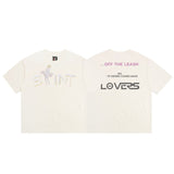 saint m t shirts s.m vintage high street casual crew neck pullover short sleeve tee
