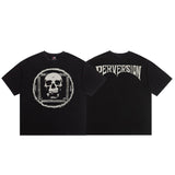 saint m t shirts s.m vintage washed distressed crew neck pullover short sleeve top