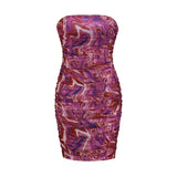 Women Dresses Sexy Slim-Fit Hip Skirt Backless Dress (Zns0409)