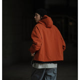 Unisex Jacket Hooded Hooded Jacket Male Spring and Autumn Coat